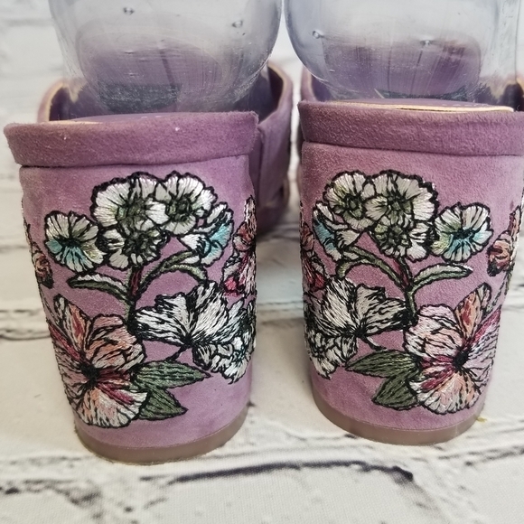Whbm Zuri embroidered slides sandals - Picture 7 of 11